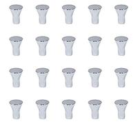 Emuca 9165011 Pomo Para Mueble, Lote De 25, Cromado