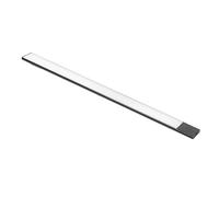EMUCA - Aplique LED recargable por USB Kaus Black con sensor táctil de proximidad, 600mm, Pintado negro, Plástico y Aluminio