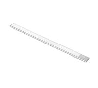 EMUCA - Aplique LED recargable por USB Kaus con sensor de movimiento, L 600 mm, Anodizado mate, Plástico y Aluminio, 1 un