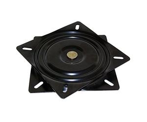 Emuca -Base giratoria/plataforma rotatoria de 360° para mueble/pantalla TV/monitor de acero color negro