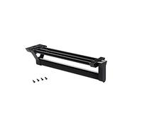 Emuca - Colgador extraible de perchas para armario o vestidor, perchero colgador, percha extensible de 350mm de largo, negro