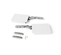 Emuca - Compás para puertas elevables Altius Lift, Fuerza 4000-9000 (extra high), Acero y plástico, Blanco