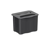 EMUCA - Contenedor de reciclaje auxiliar Recycle de 5 L para cocina, Plástico gris antracita, 1 un