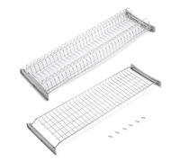 EMUCA - Escurreplatos para módulos Altos Suprastar, Escurridor de Platos y Vasos para Muebles de Cocina, Anchura Interior módulo 860-870 mm, Acero, Cromado