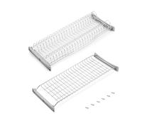 EMUCA - Escurreplatos para módulos Altos Suprastar, Escurridor de Platos y Vasos para Muebles de Cocina, Anchura Interior módulo 660-670 mm, Acero, Cromado