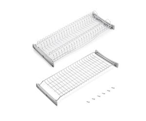 EMUCA - Escurreplatos para módulos Altos Suprastar, Escurridor de Platos y Vasos para Muebles de Cocina, Anchura Interior módulo 660-670 mm, Acero, Cromado