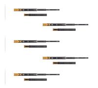 Emuca Guías laterales cajones rodamiento bolas 45x450 mm Pack 5 extracción total cierre suave negro