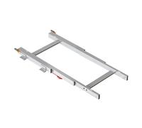 Emuca Guías para mesa deslizante Twice Top, Aluminio, Anodizado mate