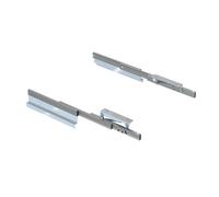 Emuca Guías para mesa extensible y elevable Oplà Folding+39, Aluminio, Anodizado inox