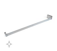 EMUCA - Iluminación para Armario o vestidor, Barra de Armario con luz LED Recargable y Detector de Movimiento, Varias Medidas y Colores (1008-1158mm, Anodizado Mate)