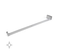 EMUCA - Iluminación para Armario o vestidor, Barra de Armario con luz LED Recargable y Detector de Movimiento, Aluminio anodizado Mate, L 858-1008mm