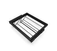 Emuca Kit zapatero metálico, bastidor y cierre suave regulable módulo 600 mm negro texturizado