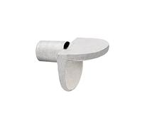 Emuca Lote de 50 portaestantes escuadra perno liso 074 madera D. 5 mm