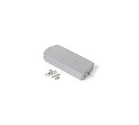 EMUCA - Mecanismo Puertas Abatibles 4 Kg con Cable Acero, Montaje Ambidiestro, Acero y Plástico, Gris