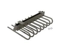 Emuca - Pantalonero extraíble, Derecha, Acero y Plástico, Titanio