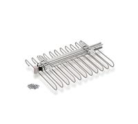 Emuca - Pantalonero extraíble para armario - 11 pantalones - Acero pintado gris piedra