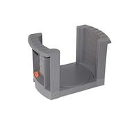 Emuca - Porta-platos regulable/extensible para platos de diámetro 187mm a 308mm, gris antracita