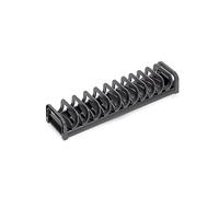 Emuca Portaplatos para cajón 120×470 mm – Aluminio y plástico, Gris antracita