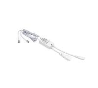 Emuca - Sensor LED Point door DOBLE (proximidad) 240V AC, 100-240V AC 50-60Hz, Pintado aluminio, Plástico