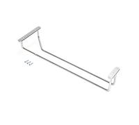 EMUCA - Soporte para Copas para Muebles, Porta Copas para Estantes o Bares, 340 mm, Acero Cromado