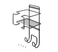 EMUCA - Soporte para Tabla de Planchar, Accesorios de Planchado y Plancha, Acero, Gris Antracita