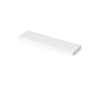 Emuca Tablero para baldas de estante 600x200 mm Espesor 30 mm Madera pintada blanca