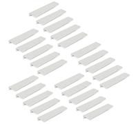 Emuca - Tirador para mueble Setubal, intereje 128 mm, Aluminio, Anodizado mate, 10 ud.
