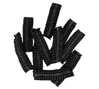 EMUKOEP 100 Protectores Desechables Elásticos para la Mayoría de los Auriculares Que Mantienen la Calidad del Sonido y Son Fáciles de Usar. (Negra)