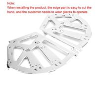 EMUKOEP 2 Piezas de Zapatos de Acero Inoxidable, Cajones, Bisagras de Gabinete, Accesorios de Reemplazo de Turba (3 Nivel)