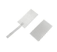 EMUKOEP 2 piezas Ti Mesh 100 x 50 mm Oro Plata Cobre joyería herramienta de chapado de malla con mango