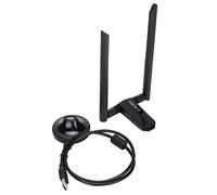 EMUKOEP Adaptador WiFi USB Inalámbrico de Doble Banda de 1200 Mbps para PC de Escritorio, Transmisión Rápida de Señal para Juegos y Streaming, para 10 8 7 XP Vista