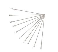 EMUKOEP Aguja para Pelo de Muñeca, 10 Piezas de Herramienta de Reenraizamiento para Plantar y Peinar Raíces de Pelo de Muñeca con Aguja de Acero Inoxidable (Acero inoxidable 2)