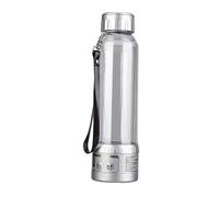 EMUKOEP Auto-Kocher, 12 V, 24 V, Hervidor de Automóvil Transparente, 280 Ml, Gran Capacidad, Tetera Multifuncional Portátil (Plata)