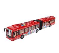 EMUKOEP Autobús de Juguete Educativo para Niños, Modelo de Tráfico de Inercia con Luz Fría, Música de Poemas Antiguos, Material Plástico, Adecuado para Menores de 14 Años