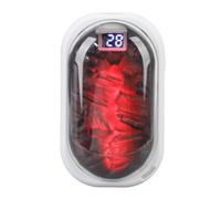 EMUKOEP Banco de Energía Eléctrico Portátil para Calentador de Manos con Luz de Llama y 3 Niveles de Temperatura |Calentador de 3600 MAh para los Fríos Días de Invierno |2,4 X 1,2 X 4 Pulgadas
