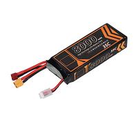 EMUKOEP Batería LiPo de 11,1 V, 8000mAh, 35C, 3S, Quadcopter, Drone RC, Batería de Coche con Enchufe XT60 para Vehículos RC a Escala 1/8 /10, Modelos Traxxas