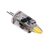 EMUKOEP Bombilla LED de Silicona con Atenuación G4 Luz de 360° para Oficina en Casa 1xG4 3G 200LM 2W Bombilla de 360° 50000H AC/DC 12-24V (Blanco frío 6000K-6500K)