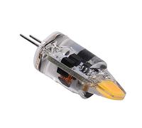 EMUKOEP Bombilla LED de Silicona con Atenuación G4 Luz de 360° para Oficina en Casa 1xG4 3G 200LM 2W Bombilla de 360° 50000H AC/DC 12-24V (Blanco cálido 2700K-3000K)