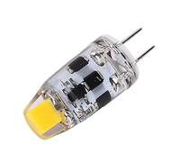 EMUKOEP Bombilla LED de Silicona con Atenuación G4 Luz de 360° para Oficina en Casa 1xG4 3G 200LM 2W Bombilla de 360° 50000H AC/DC 12-24V (Luz Natural)