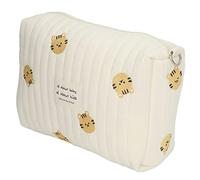EMUKOEP Bonita bolsa organizadora de pañales, bolsa organizadora de algodón suave, bolsa de cosméticos para viajes, #011, Tiger Head, Organizador de bolsas