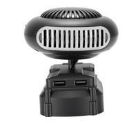 EMUKOEP Calentador de Escritorio con 2 Configuraciones de Calor, Calentador Inalámbrico con Puertos USB, bajo Nivel de Ruido, Ideal para Calefacción Personal