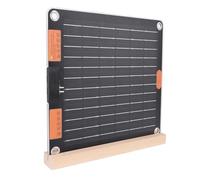 EMUKOEP Cargador de Teléfono Solar de Silicio Monocristalino Educativo, Salida Doble Tipo C de 20W para Concienciación Medioambiental