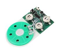 EMUKOEP Chip del Módulo de Grabación de Voz, Módulo de Chip de Sonido de Voz de 4 Minutos Grabable, Altavoz de 40 Mm para Tarjetas de Felicitación