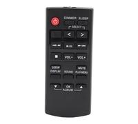 EMUKOEP Control Remoto del de Sonido de Material ABS Duradero para SC AKX320 SC AKX320E K, Funcionalidad Mejorada para Controlar la Configuración, batería: 1 X CR2025