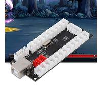 EMUKOEP Controlador Codificador USB para Juegos, Alta Tecnología, para Máquina de Juegos de PC, Negro, 9,5x3,5x1cm (CY-822C)