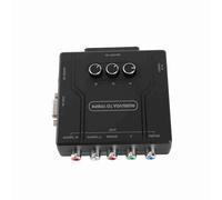 EMUKOEP Convertidor de Componentes RGBS VGA SCART a YPBPR para Pantalla de Juegos Vívida para SFC N64 MD