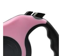 EMUKOEP Correa retráctil automática para mascotas, control de botón, asa ergonómica, correa segura para entrenamiento de perros con perros, para gatos, conejos, 16,4 pies