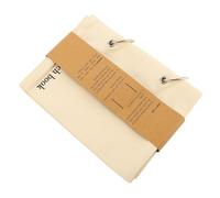 EMUKOEP Cuaderno de dibujo de tela portátil, cuaderno de lino para bocetos, diario de planificación de tela portátil, cuaderno de dibujo para artistas, para costura, adecuado para todos los niveles de