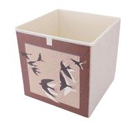 EMUKOEP Cubo de Almacenamiento de Tela Oxford, Opción de Almacenamiento Funcional Multifuncional, Cajonera, Organizador, Tablero de Plástico, 30x30cm
