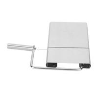 EMUKOEP Cuchillo para Queso de Acero Inoxidable con Alambre de Corte, Cortador que Ahorra Esfuerzo para Pastel de Pan, 9,8x9,8x1,2 Pulgadas para Amantes de la Comida